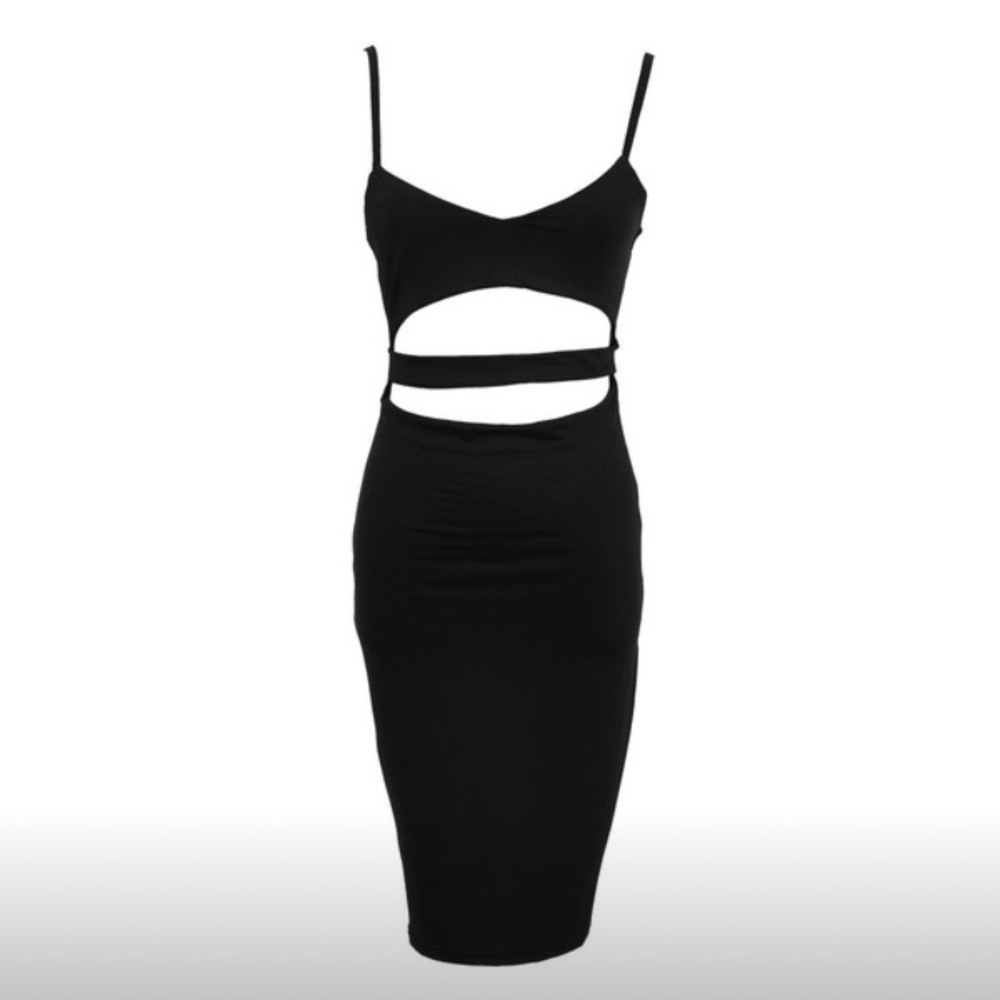 Sexy Black Bodycon Bandage Dress